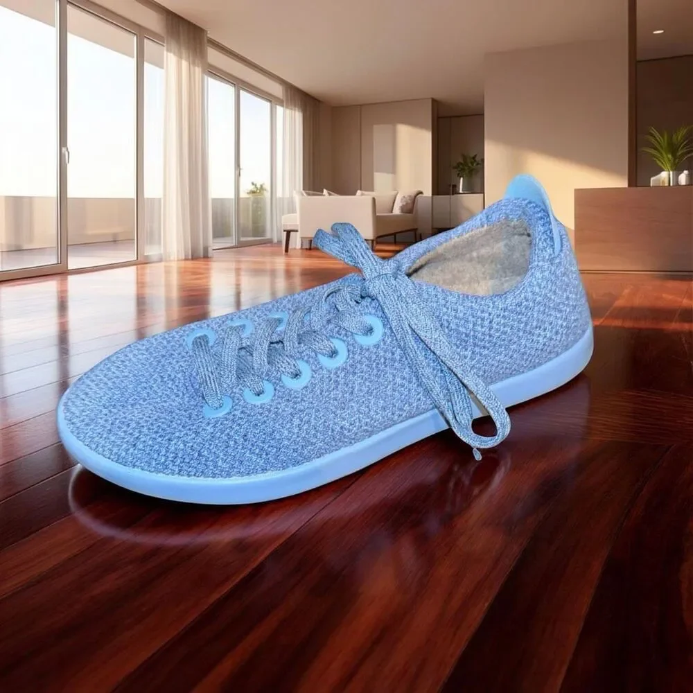 Women's allbirds Blue Wool Tree Piper Sneakers Shoes Size 9